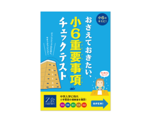 押さえておきたい小６重要事項チェックテスト