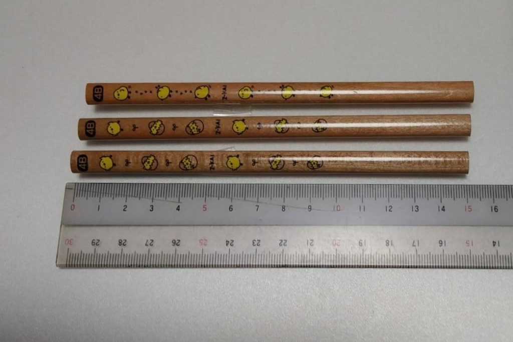 Ｚ会年中さん鉛筆15cmが3本